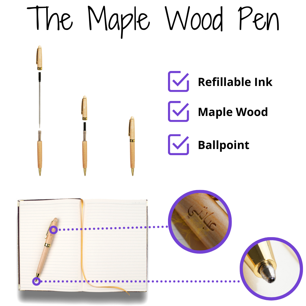 Journal & Pen - Plum Purple