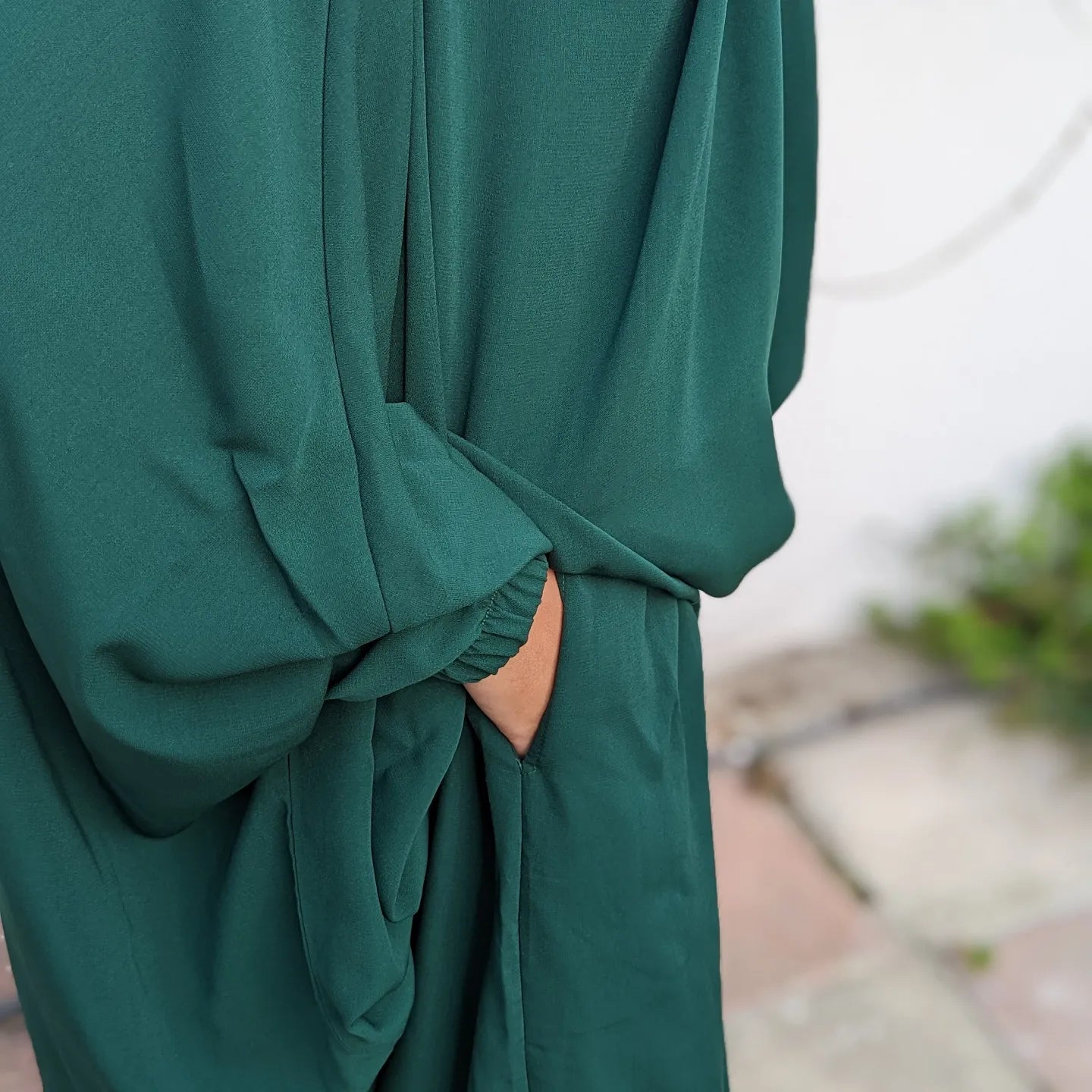 Ramla Two Piece Dark Green Jilbaab