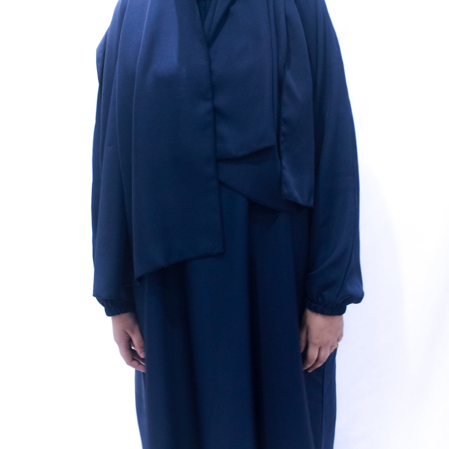 Aishah Navy Blue Everyday Abayah