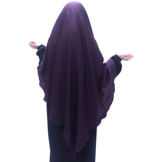 Zaynab Plum Purple Khimaar