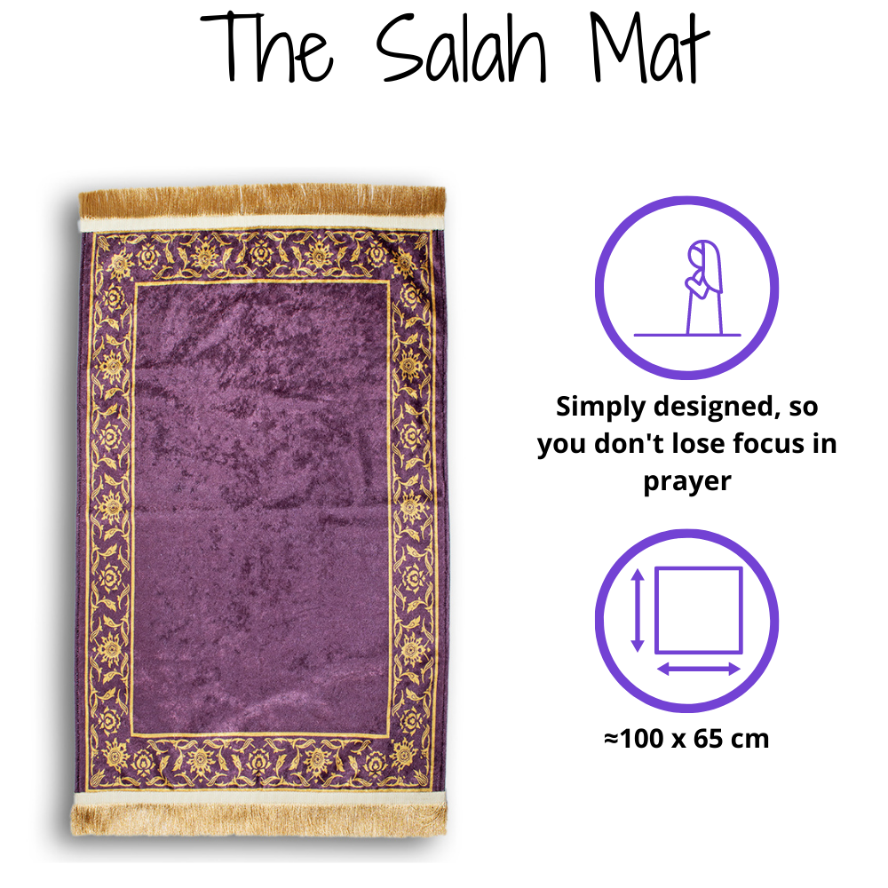 The Ibadah Corner Set - Plum Purple