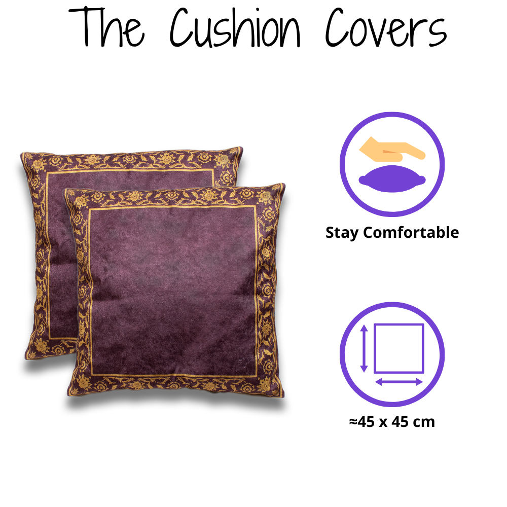 The Ibadah Corner Set - Plum Purple