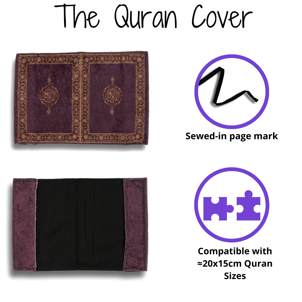 The Ibadah Corner Set - Plum Purple