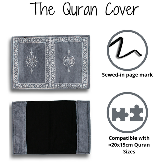 Quran Cover - Stone Grey