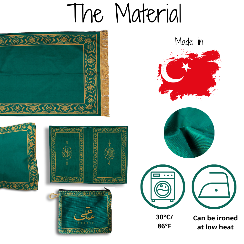 The Ibadah Corner Set -  Emerald Green