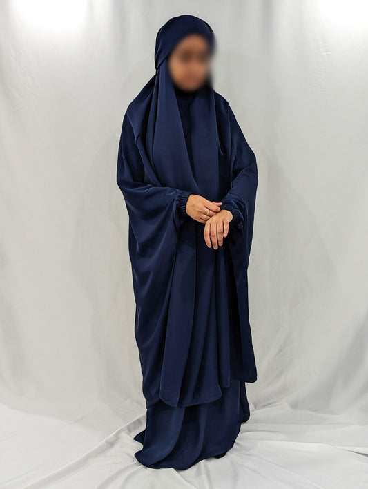 Ramla Navy Blue Two Piece Jilbaab