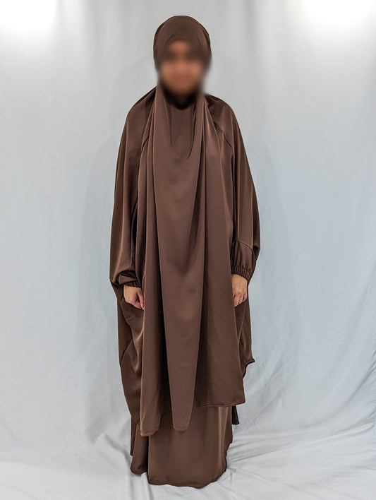 Ramla Mocha Two Piece  Jilbaab
